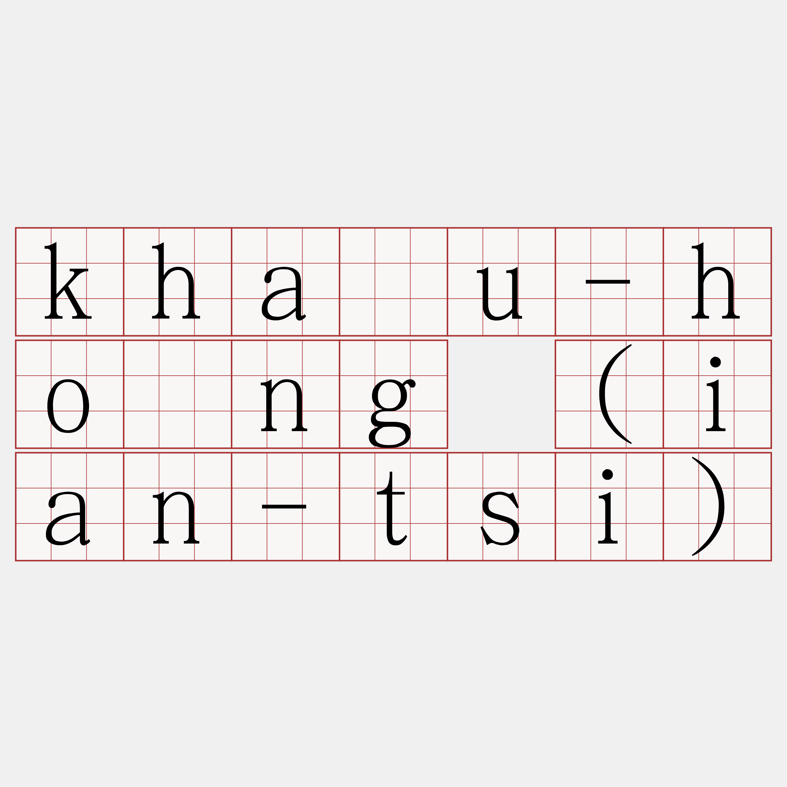 kháu-hông (ian-tsi)